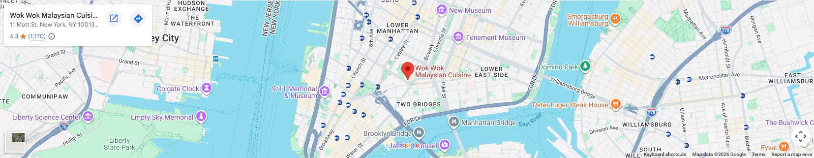 Location 11 Mott St, New York, NY 10013